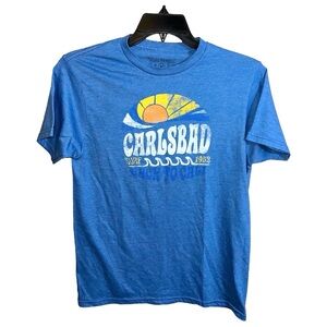 Back To Cali Shirt Men’s Size M Blue Carlsbad Surf 1952 Short Sleeve